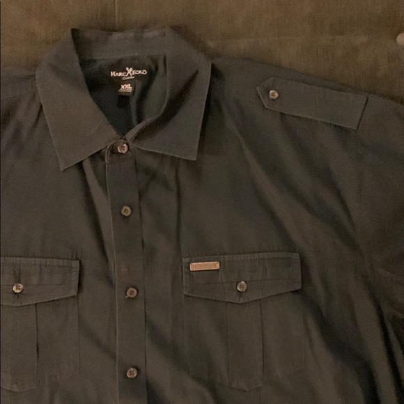 Gently used Ecko “Cut & Sew” short sleeve button up collared shirt Size XXL - Picture 4 of 5